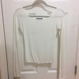 Brandy Melville Off-the-Shoulder Top - Long Sleeve